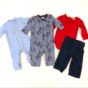 Baby Girl Fall/Winter Clothing Bundle size 12 months